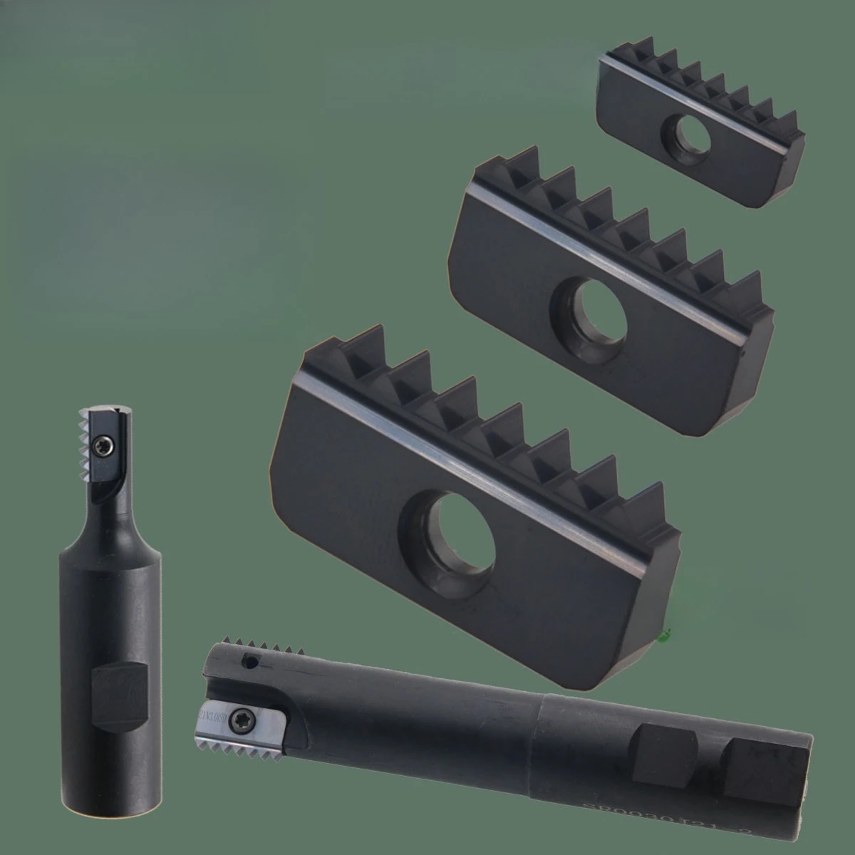 

2PCS CNC Threading Inserts 21E 1.5 21N 1.5 21E 21N 3.5 ISO Carbide Tips for Internal External Thread Mills