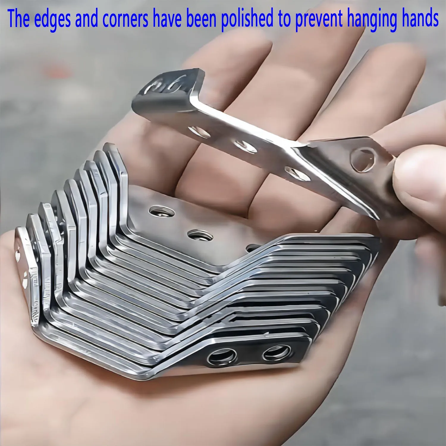 20PCS Corner Brackets with Screws Stainless Steel Angle Bracket For Wood Furniture Corner Connector Corner Brace