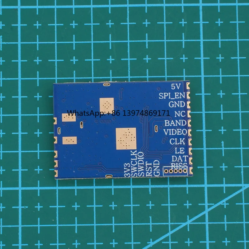 

1PCS RX8200 6G-8.2GHz VRX FPV Video Receiver Module with SPI 1.2~0.6V RSSI Output Dip Switch Support 16 Frequency Points