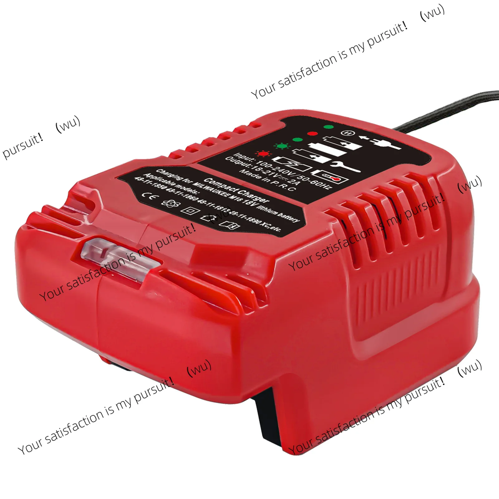 Tool Battery Charger Mini for MaKita Milwaukee Bosch Dewalt 110-240V