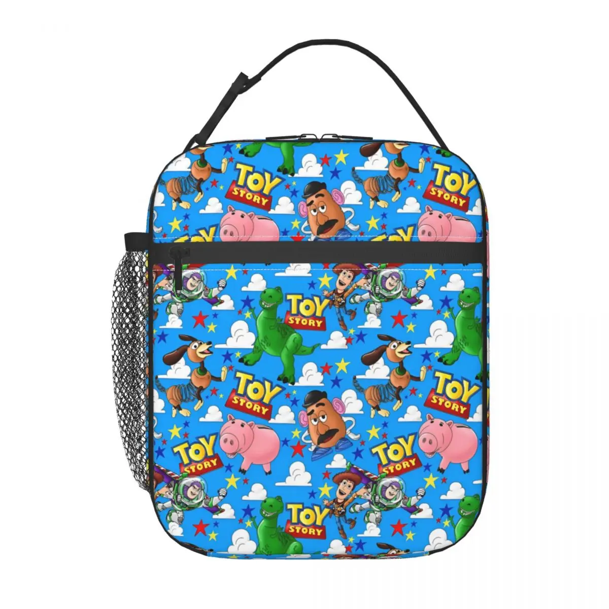 

Custom Toyes Anime Storyes Anime Insulated Lunch Bag for Women Leakproof Aliens Cartoon Cooler Thermal Bento Box Beach Travel