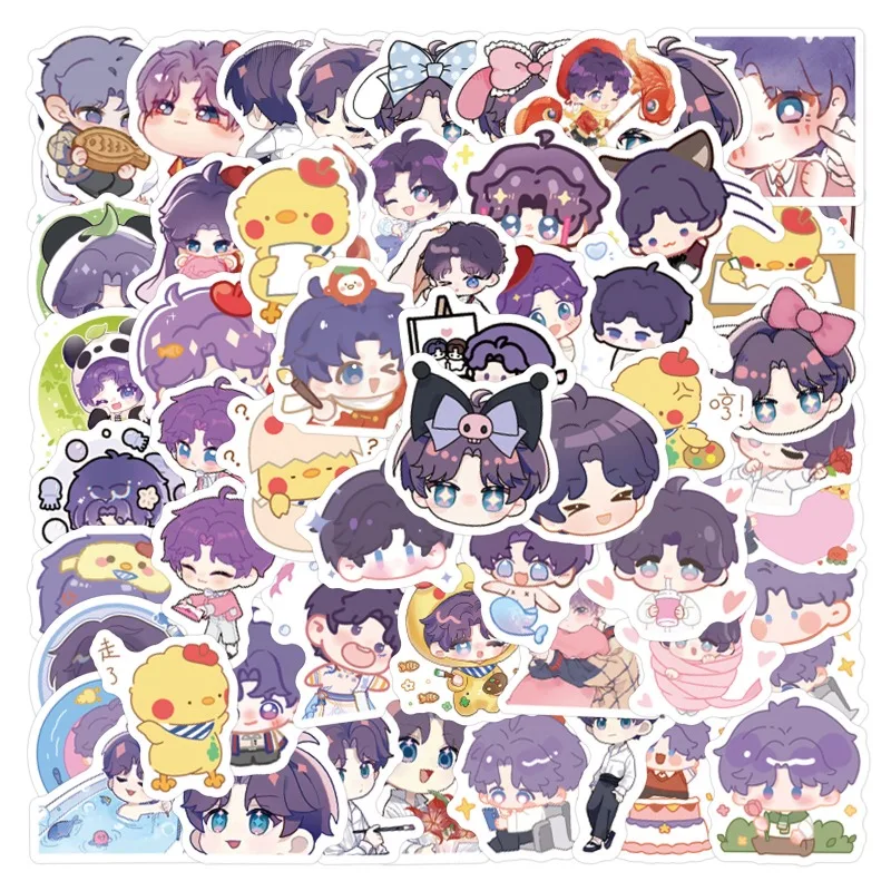 100Pcs/Set Game Cartoon Love and Deepspace Graffiti Stickers Rafayel MO Qi Yu Cool DIY Suitcase Guitar PVC Sticker