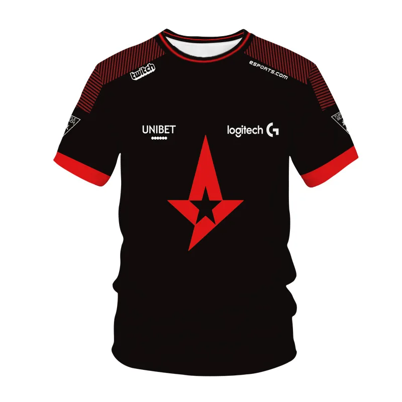 

2021 Summer Men's and Women's New G2 Astralis Team E-sports Team Uniform Jersey League of Legends LOL CSGO E-sports Game T-shirt