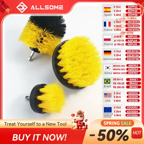 Power Scrubber Brush for Bathroom Allsome