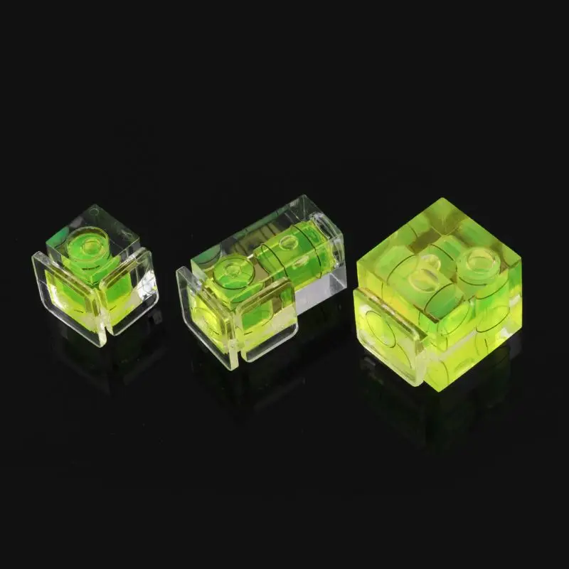 Triple 3 Hot Shoe Bubble Spirit Level for Camera Level Adapter Durable Dropship