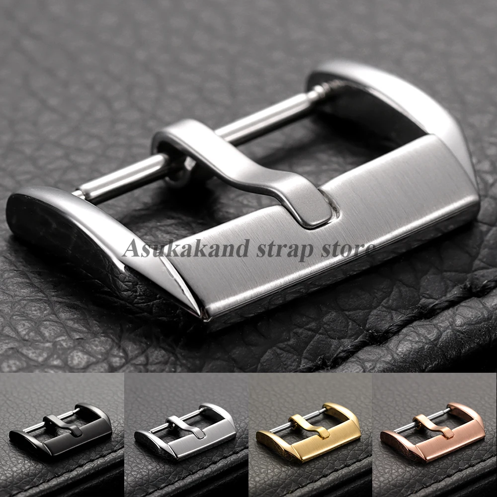 10mm 12mm 14mm 16mm 18mm 20mm 22mm 24mm Stainless Steel Watch Button for Leather Rubber Watchband Buckle Metal Clasp Accessories - Image 2