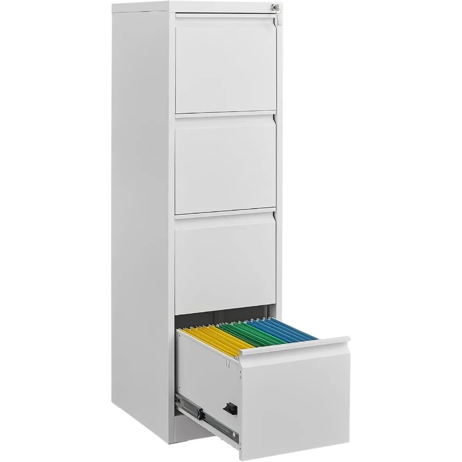 Locking Metal File Cabinet for Letter, A4 and Legal Files