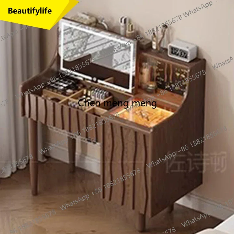 

A13 Bedroom Makeup Vanity Table Accent Nordic Luxury Designer Modern Balcony Dressing Table Salon Penteadeira Space Saving Furni