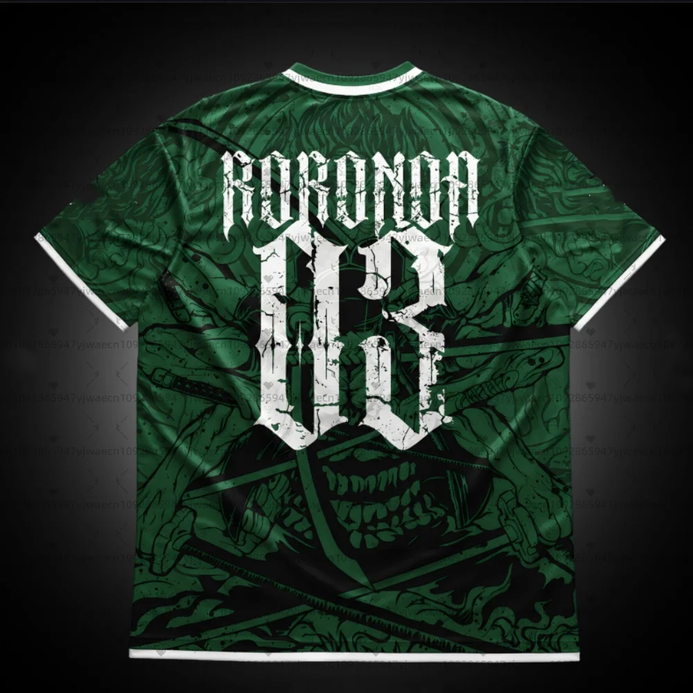 2526 men Summer Japanese Anime One Piece Zoro Luffy 3D Quick-Drying T-Shirt Plus Size for Men Women Children's Top Jersey tops