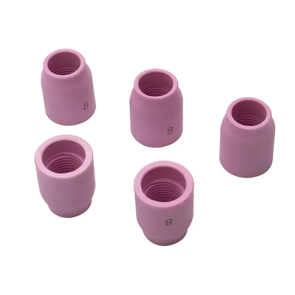 Aluminum Oxide Nozzle Gas Lens Cup For WP-9/20/25/17/18/26 TIG Welding Torches Set 25.5mm Ceramic Pink Brand New