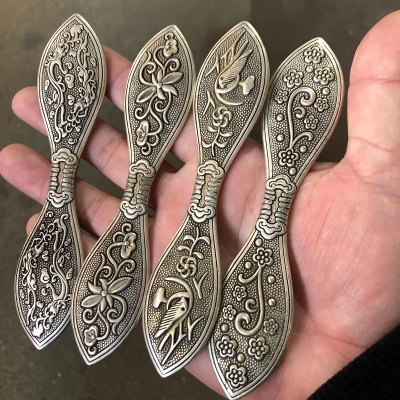 

Wholesale Retro Miao Silver Hairpin Hair Stick Ethnic Style Silver White Copper Silver Plated Hairpin Hair Accessories One Piece