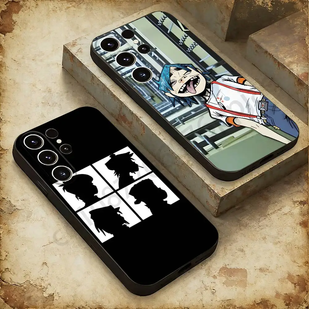 G-Gorillaz Rock Band Cartoon Phone case For Samsung Galaxy A53,51,72,73,31,30,42 Soft Silicone Black Cover