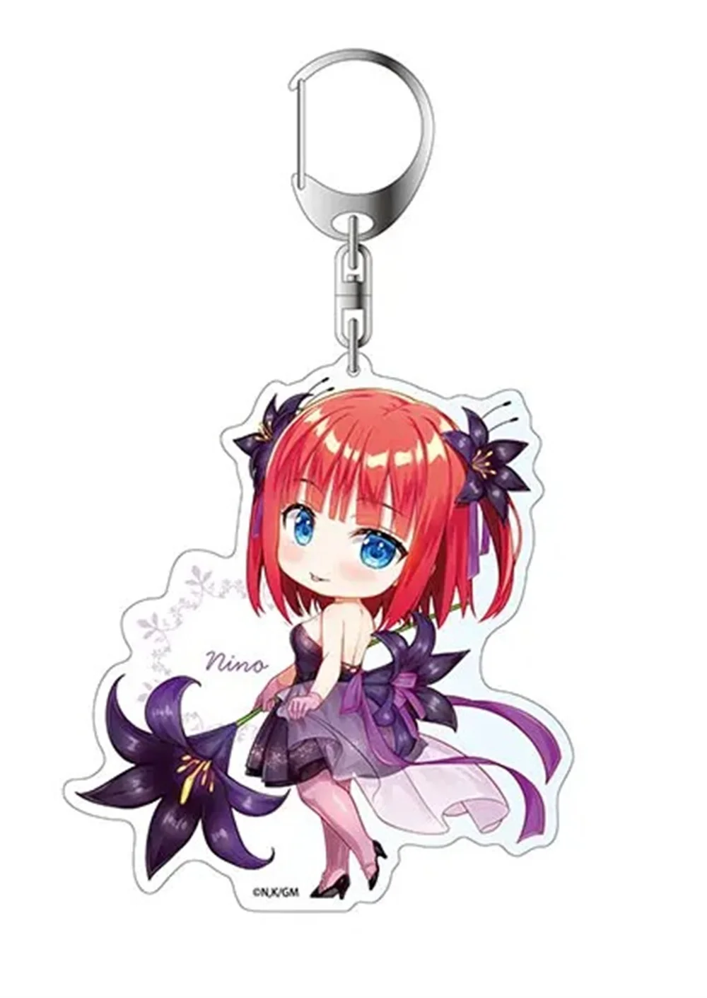 

6CM Anime The Quintessential Quintuplets Acrylic cute Keychain Model Cosplay Ornament Accessories Collection Christmas Gifts