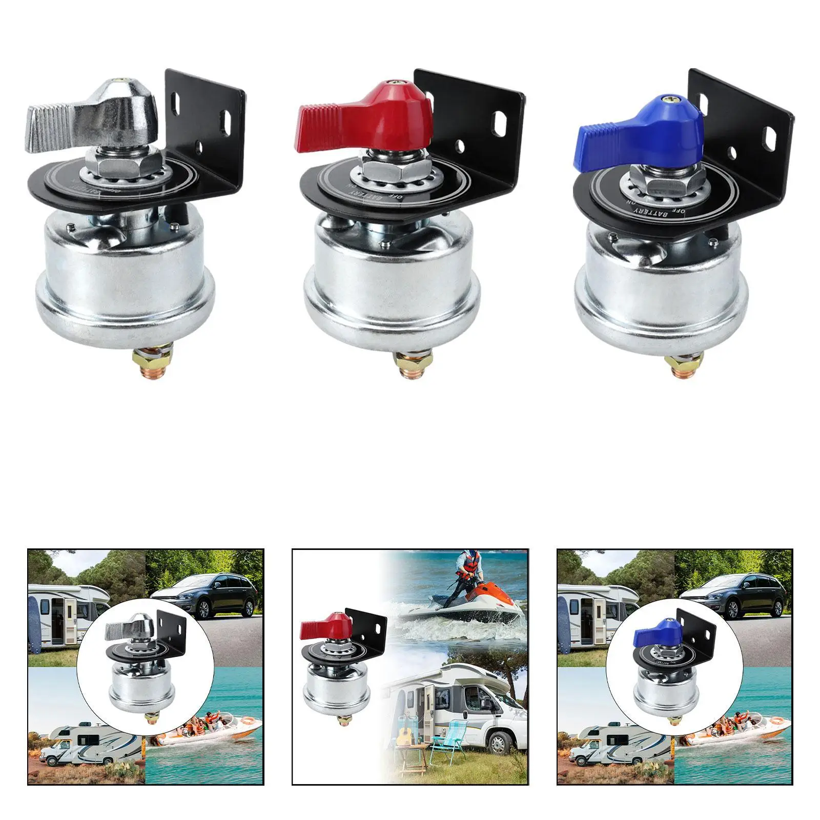 

Master Battery Disconnect Switch High Performance Replaces Battery Cut Off Switch 12-48V for Car Truck Marine Vehicle RV