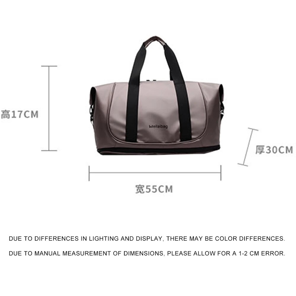 2025 جديد سعة كبيرة حقيبة اللياقة البدنية حقيبة كتف نسائية قابلة للتوسيع حقيبة يد رياضية محمولة مع فصل جاف ورطب