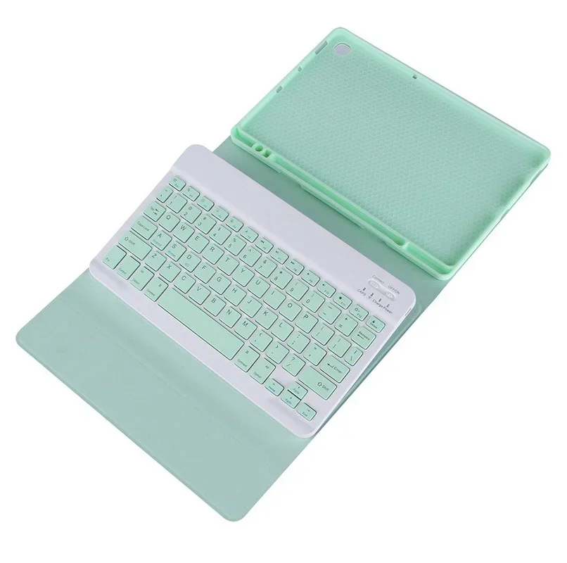 Imagem -04 - Capa Teclado com Porta-lápis Suporte para Capa Ipad Pro 11 5ª Geração Ipad 2023 2024