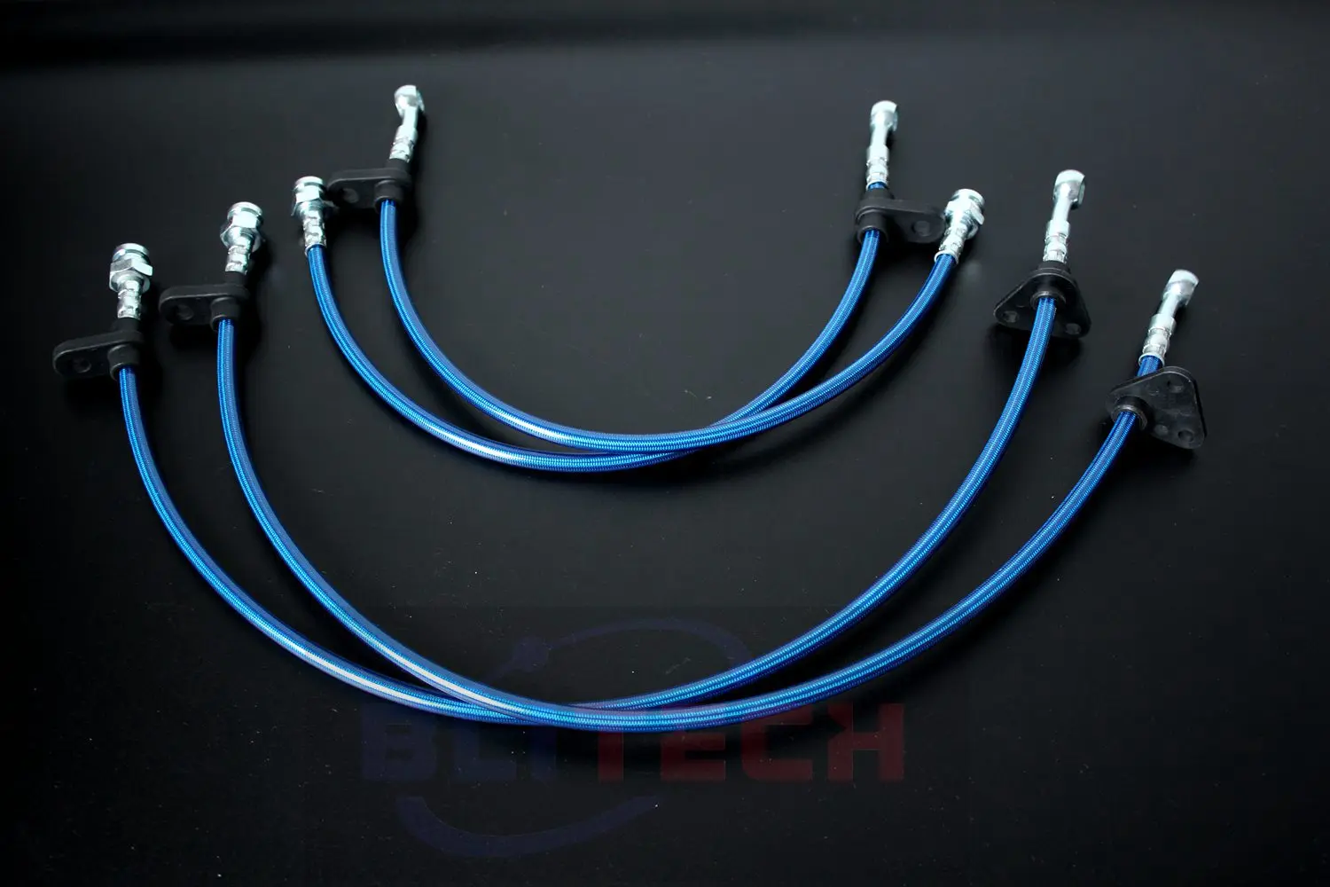 Linea freno in acciaio inossidabile adatta per Honda Civic 92-95 / Acura Integra 94-97 F e linea posteriore rosso blu nero argento