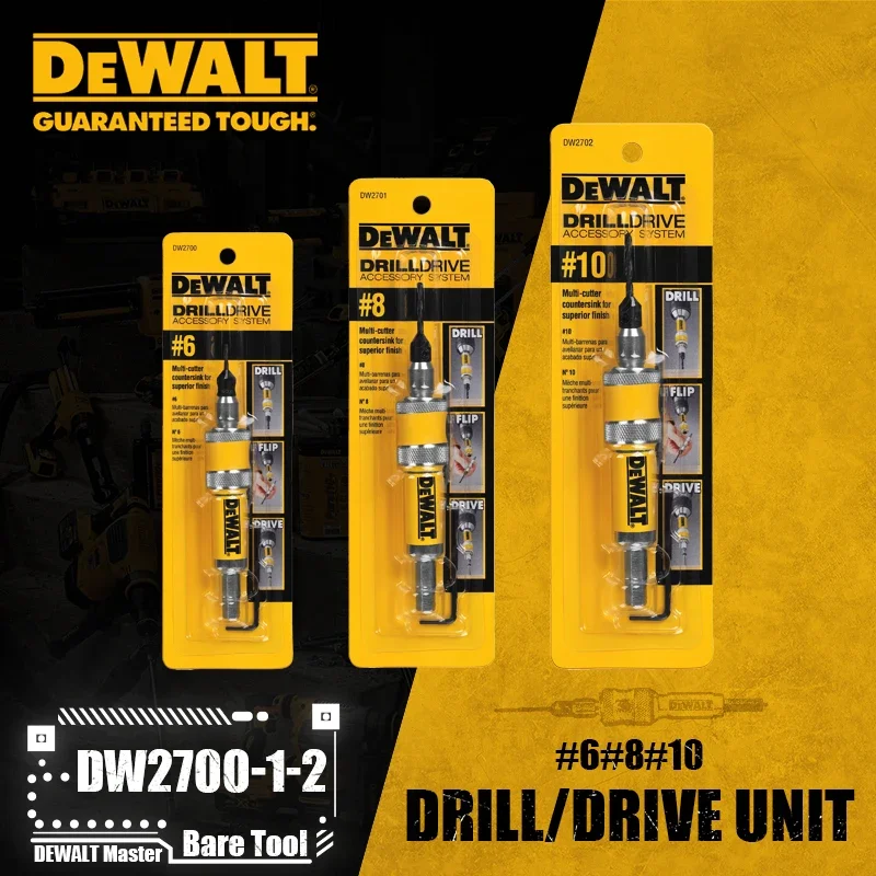 DEWALT #6#8#10 Drill/Drive Unit DW2700 DW2701 DW2702 6MM 8MM 10MM Wood Drilling Holes Driving Screws