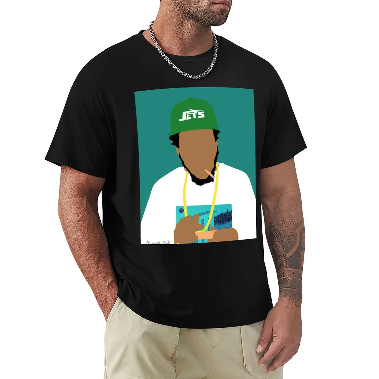 Curren$y T-Shirt anime clothes rapper graphic tees plus size clothes mens champion t shirts