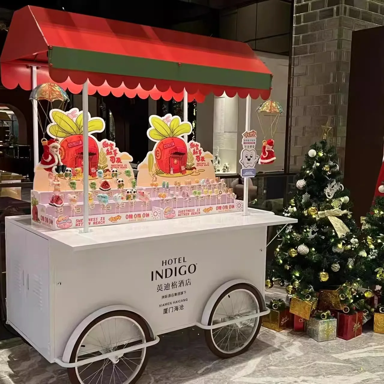 

Customizable Convenient Stall Commercial Trolley Mobile Promotional Stall Float