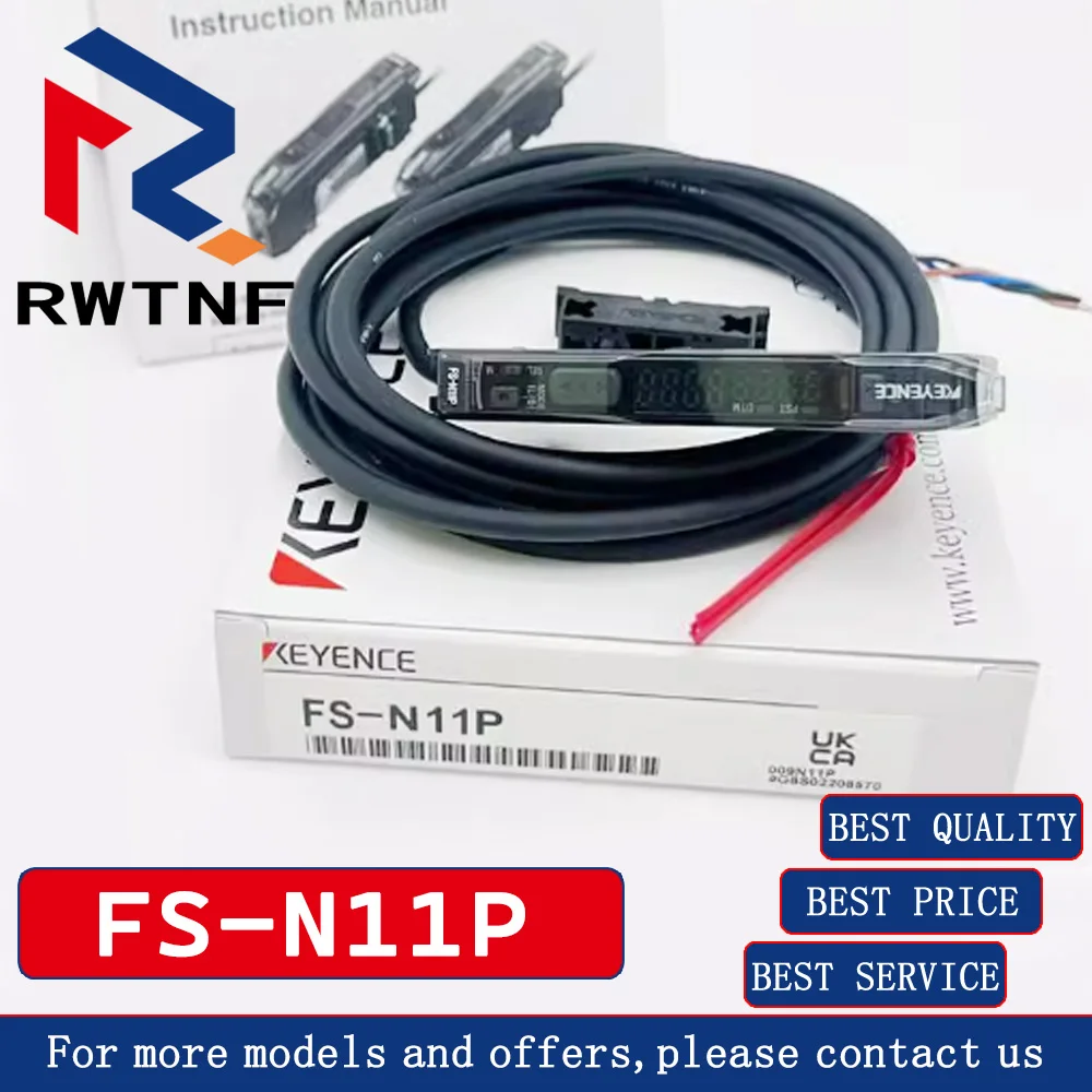 

Brand New Genuine FS-N11P KEYENCE digital display fiber optic sensor PNP signal output 100% original