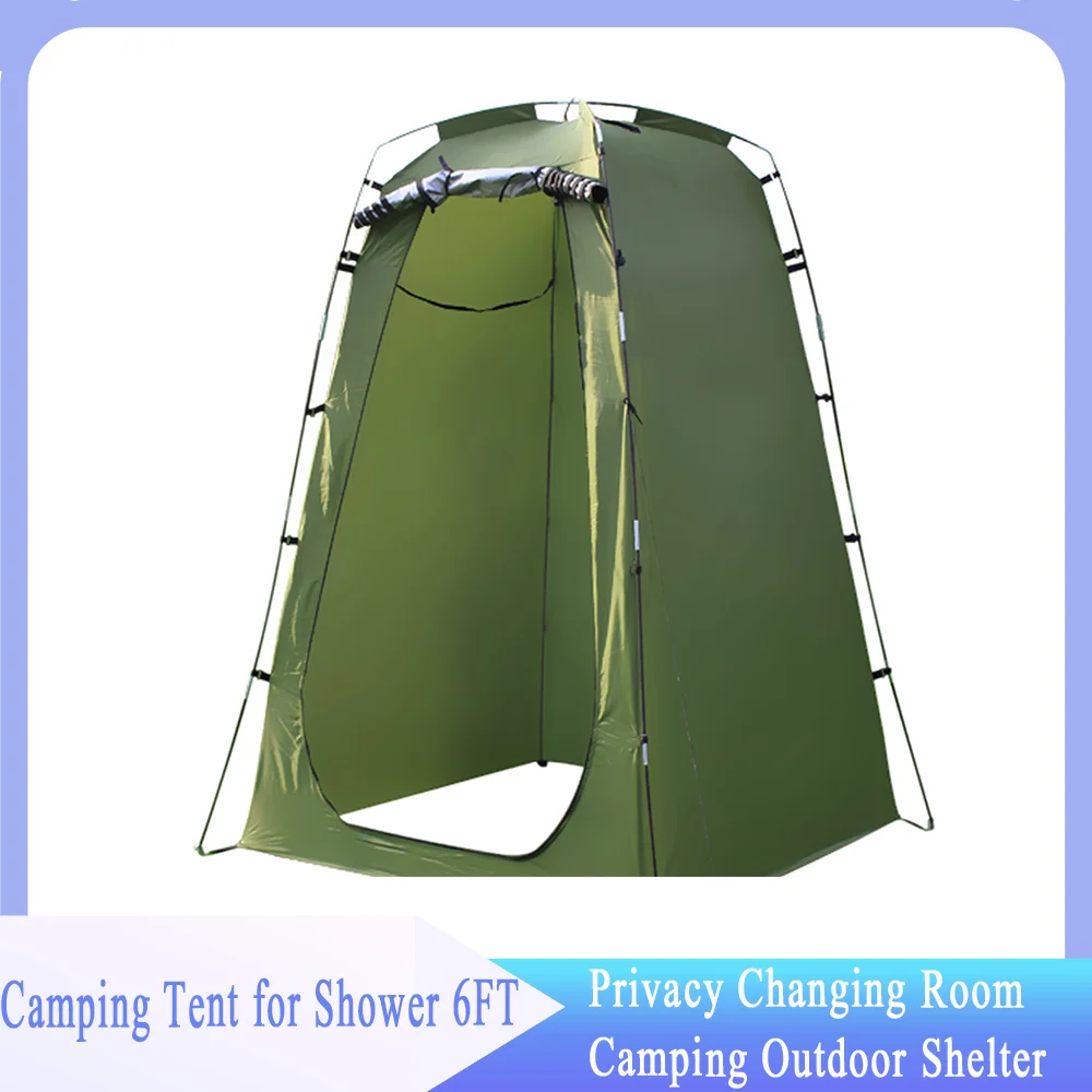 

Camping Tent for Shower 6FT Privacy Changing Room for Camping Biking Toilet Shower Beach