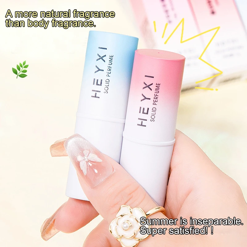 4-Pack Solid Perfume Balm Set 4 Fresh Scents Portable Pocket Size Travel-Friendly Fragrance Balm for Daily Use & On-the-Go Cos view 3
