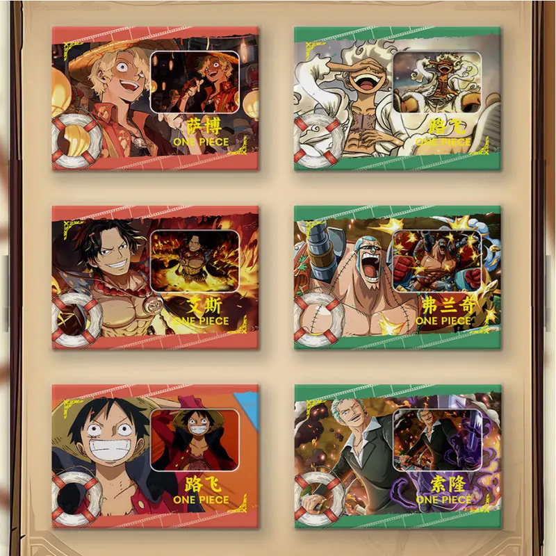 ใหม่ล่าสุด2024การ์ดสะสมหนึ่งชิ้นการ์ตูนกล่องบูสเตอร์การ์ตูน Luffy Sanji Nami Tcg