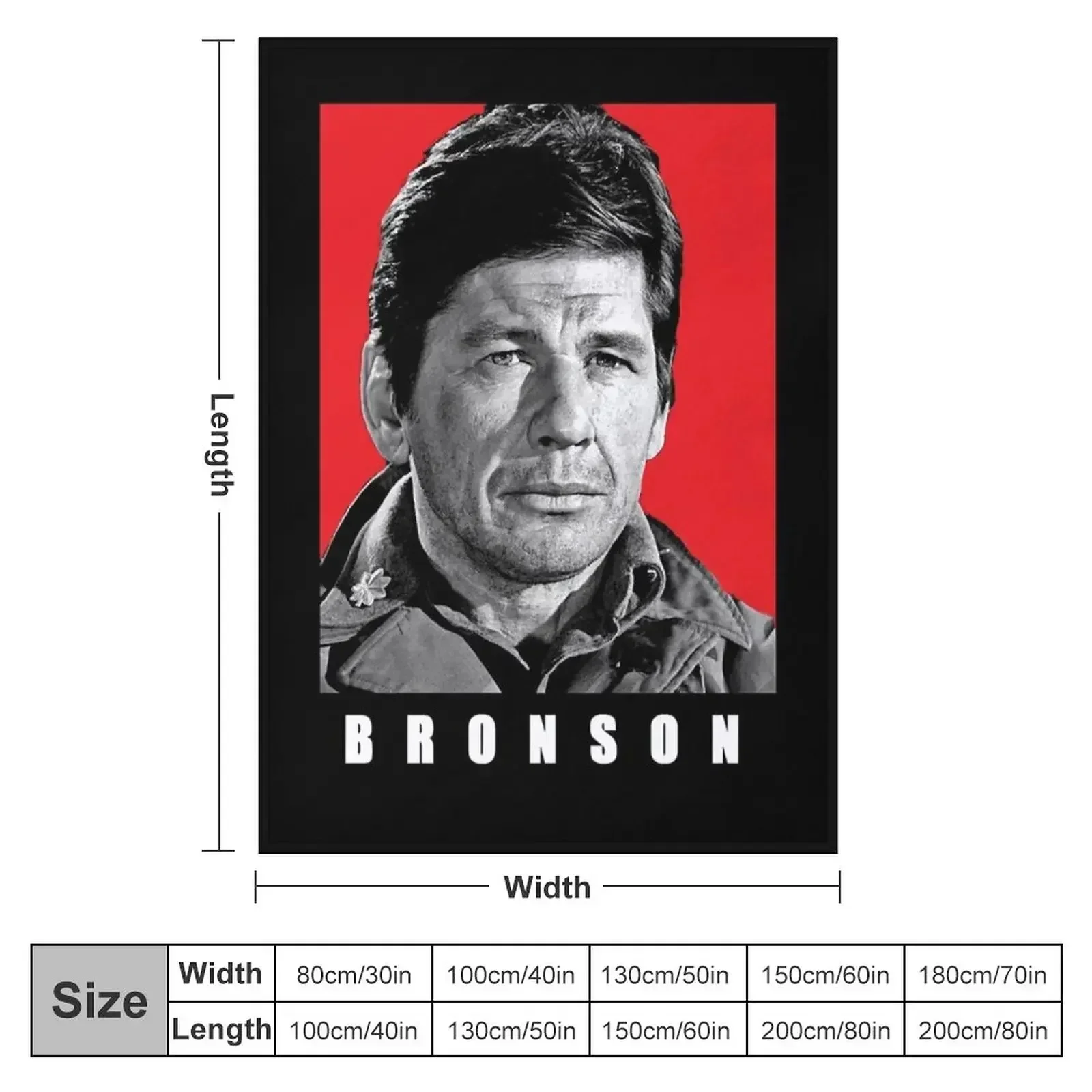 New Lover Gift Charles Bronson Halloween Throw Blanket couch cozy soft plush fuzzy picnic outdoor blanket