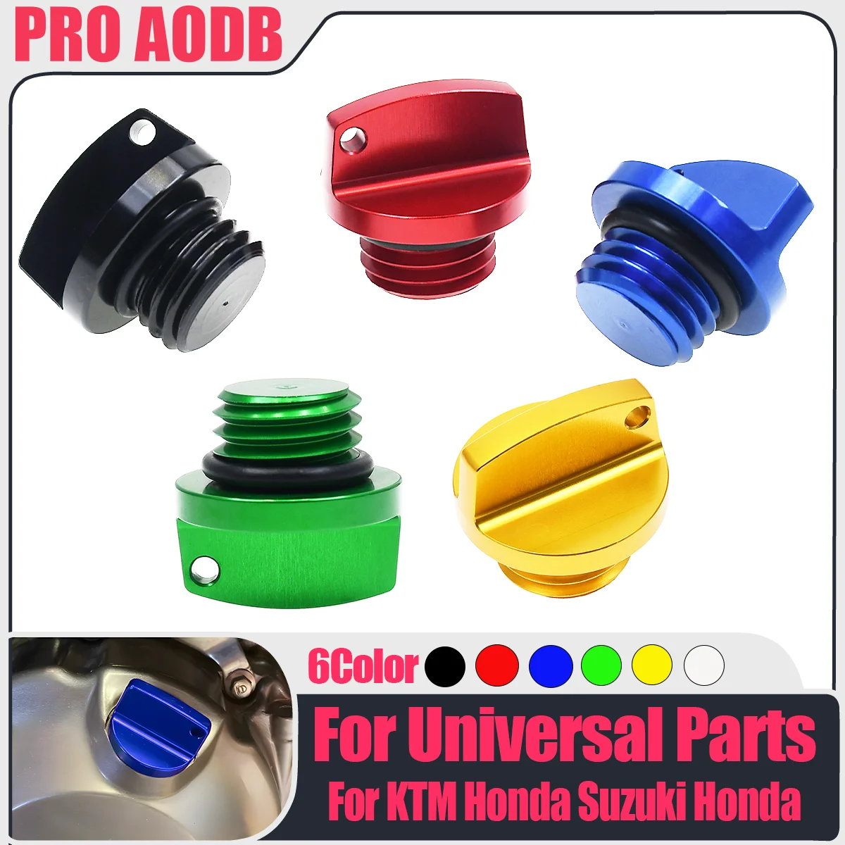 

For Kawasaki Z800 Z650 Z900 Z1000 Z1000SX ER6N Ninja 400 250 SL VN650 Motocross M20*2.5 Engine Oil Plug Filler Cover Screw