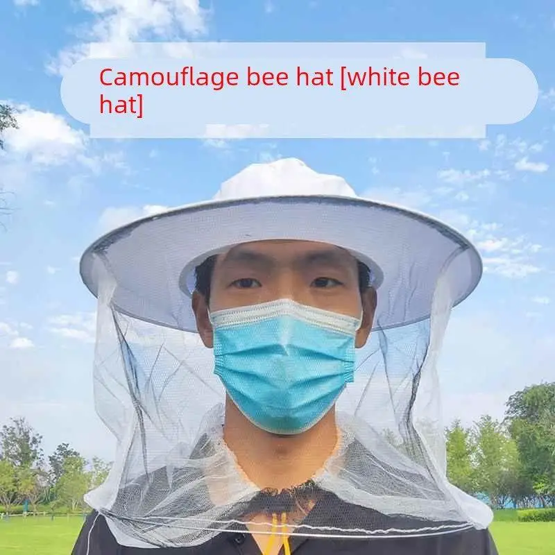 Thickened Breathable Beekeeping Hat Face Shield Honeybee Collection And Preservation Universal Fit Bee Catching Cap Face Mask