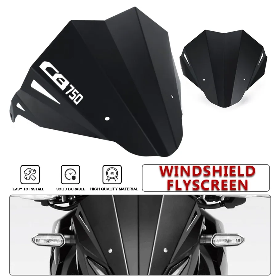 Fit For HONDA CB750 Hornet CB 750 HORNET 2023 Motorcycle Accessories Sports Windscreen Alumiunm Front Windshield Visor Deflector