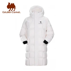 GOLDEN CAMEL Outdoor Long Down Jackets Men Women 3A Antibacterial Water-repellent Windproof Graphene Coats for Men 2024 Winter