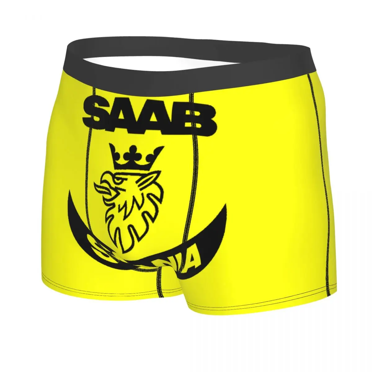 Custom Male Cool Sweden Saabs Scanias Automobile Car Underwear Boxer Briefs Soft Shorts Panties Underpants