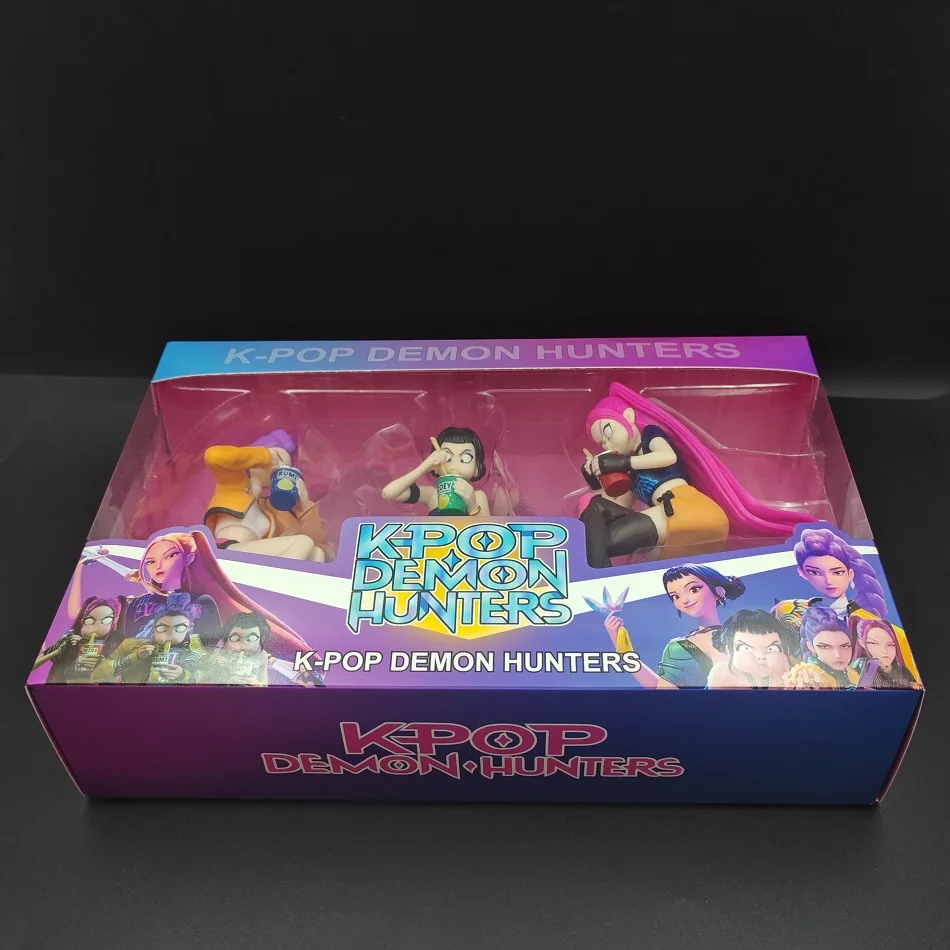 Kpop Anime Periphery Demon Huntress Squad Rumi Zoey Mira Action Figure model statue Desktop decoration fan Christmas gift