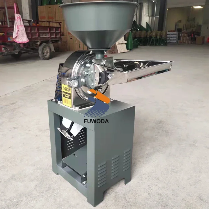 150-200kg/h Stainless Steel Grain Spices Powder Grinder Dry Food Powder Mill Cocoa Bean Powder Pulverizer Grinding Machine