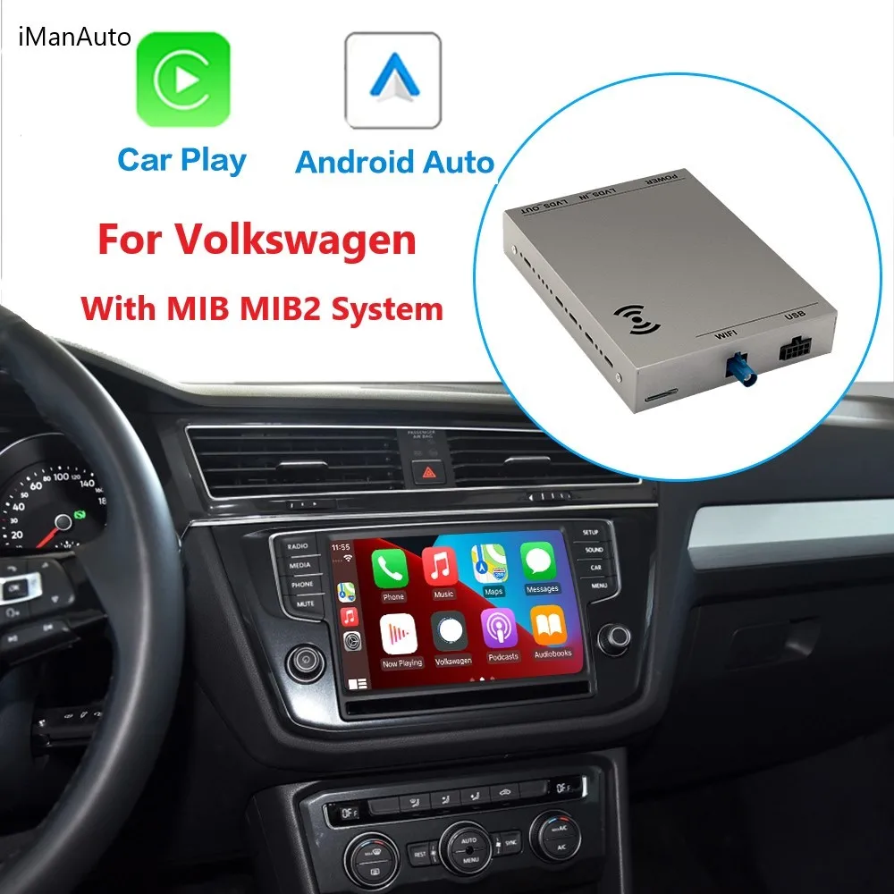 

MIB Wireless CarPlay Android Auto For Volkswagen Polo Golf 7 MK7 Passat B8 Skoda Octavia MIB SYSTEM Car Accessories