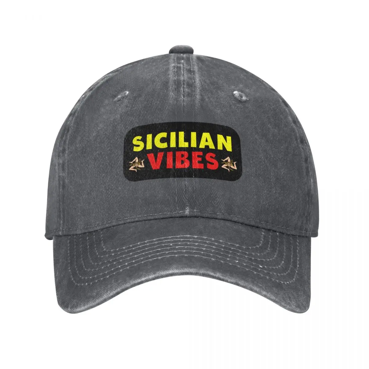 Sicilian Vibes Graphic - Cute Sicily Lover Baseball Cap hiking hat Horse Hat |-F-| Luxury Hat Boy Women's