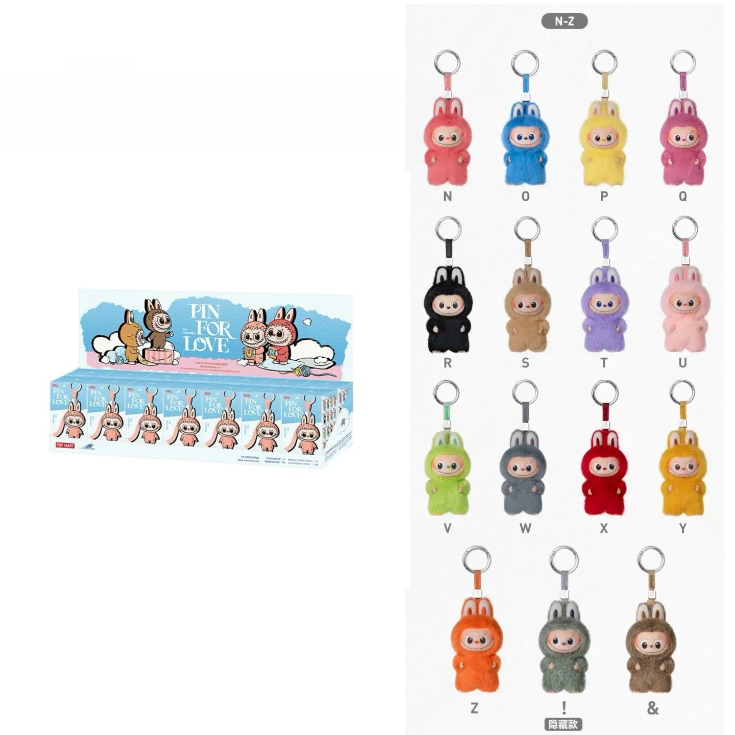 

Pin for Love Labubu The Monsters Blind Box POP MART Vibrant Vinyl Plush Pendant Trendy Mystery Gift