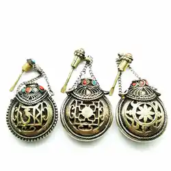 Tibet Handicrafts Metal Copper Snuff Bottles Tibet Fork Arts Collections BYH011