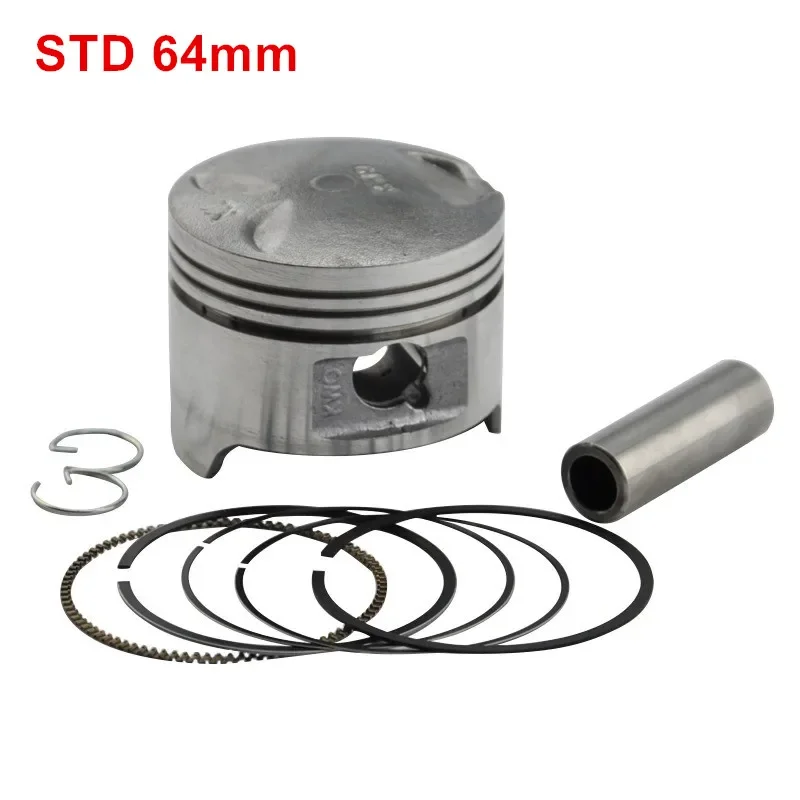 Motorcycle Piston Ring Kits For Honda Steed KWO 400 Steed400 KWO400 BROS STD Bore Size 64mm 64.25mm 64.5mm +25 +50