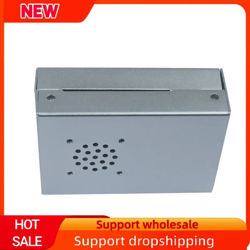 Excelente para Raspberry Pi 4 modelo CNC carcasa de aluminio carcasa de Metal ultrafina para Raspberry Pi 4 modelo B (plata)