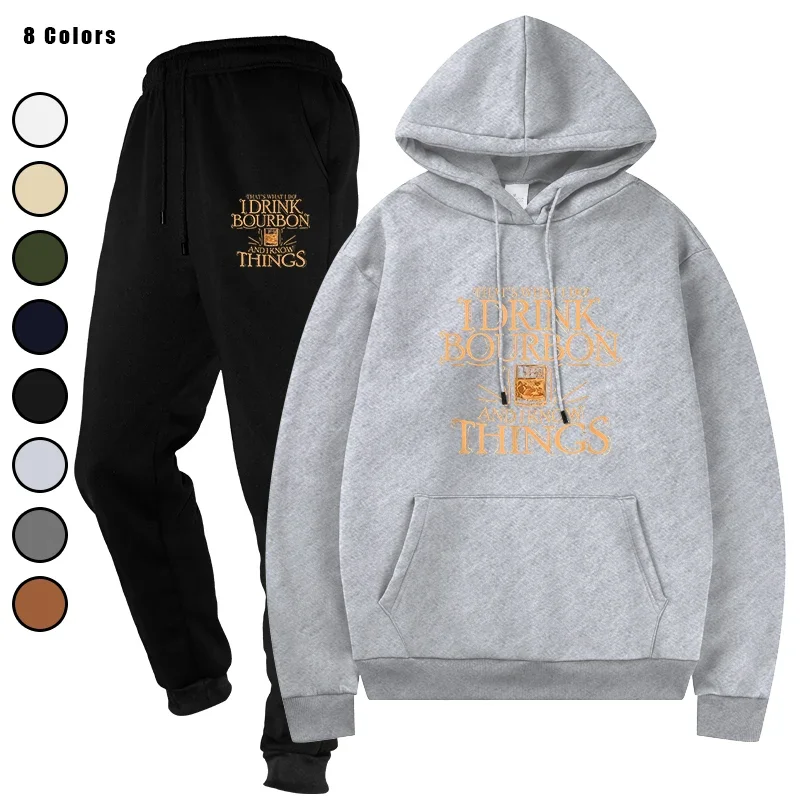 

Basic Fleece Hoodies And SweatPants Set Unisex Sportswear Track Suit Basic Fleece Men's Ensemble for Jogging Summer