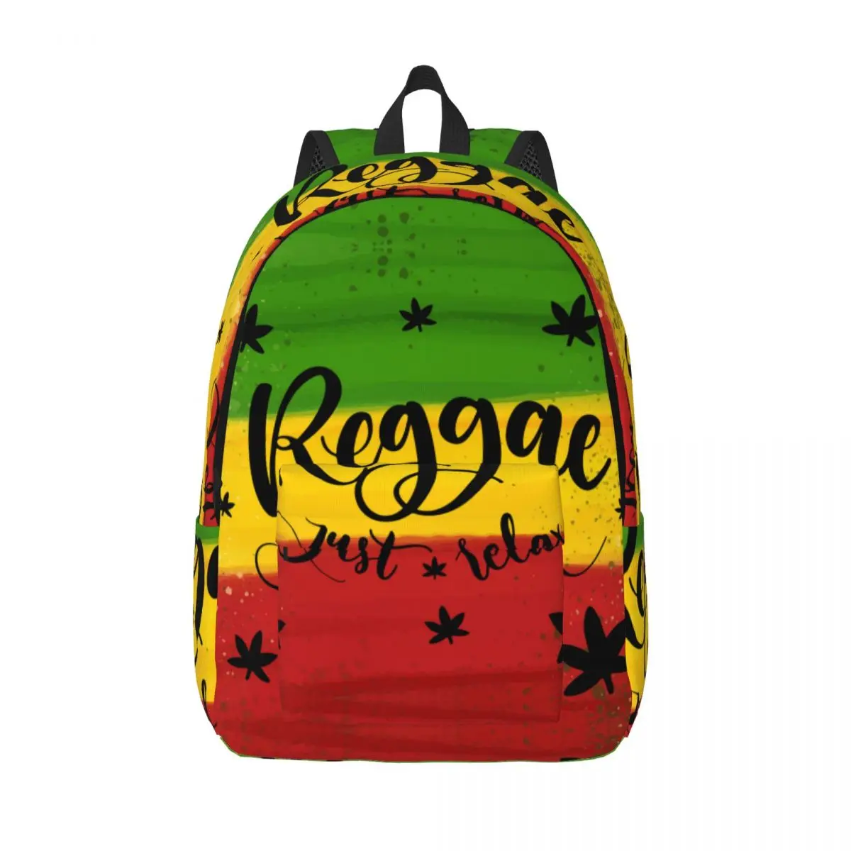 Brush Stroke Reggae Backpack Male School Student Backpack Female Large Capacity Laptop Backpack