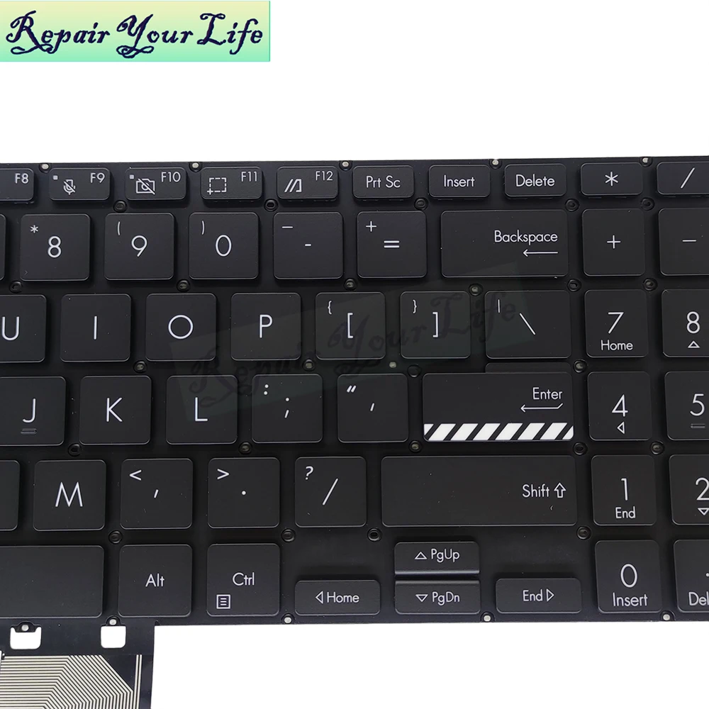 US UK Russian Backlit Keyboard for ASUS Vivobook Pro M3500 M3500Q M3500QC M3500QA English Laptop Keyboards 560VUS00 D6500DE