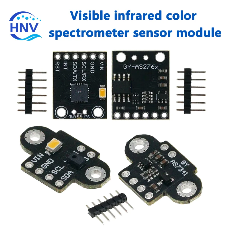 GY-AS7262 AS7263 AS7341 as7343 visible light infrared color color spectrometer sensor module