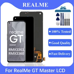 Super AMOLED Original For Realme GT Master RMX3363 RMX3360 LCD Display Touch Screen Digitizer Assembly Display Repair Parts