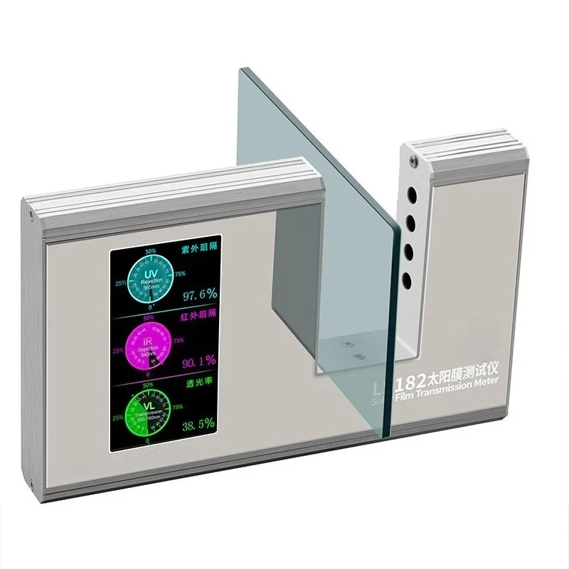 Desktop LS182 Window Tint Testing Instrument Parallel Optical Path For Thick Insulated Glass Solar Film Inspection