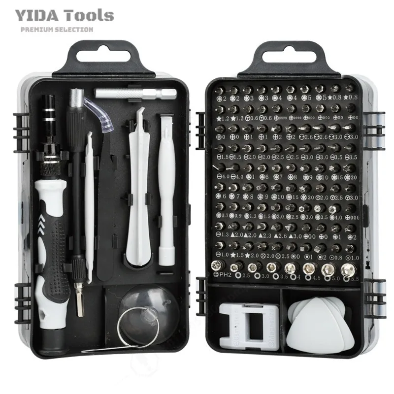 Magnetic Screwdriver Bits Set Torx Phillips Screw Driver Socket Remover Wrench Phone PC Repair Tools Electrical Tool Accessories