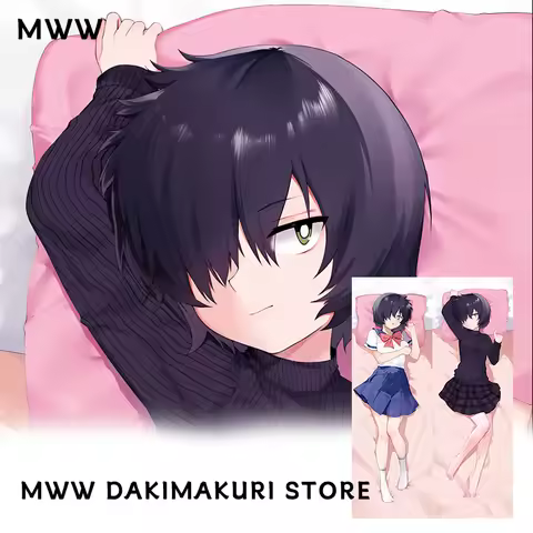 Alina Mikoto Urabe Dakimakura Cover Anime Double-Sided Print Pillowcase Life-Size Body Pillow